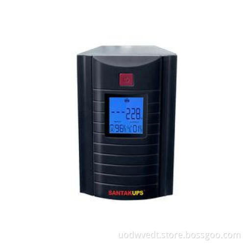 LCD Display Line Interactive UPS 2000VA , Protection For Co